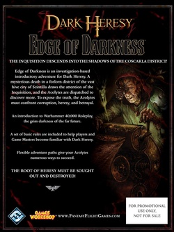 Dark Heresy - The Edge of Darkness