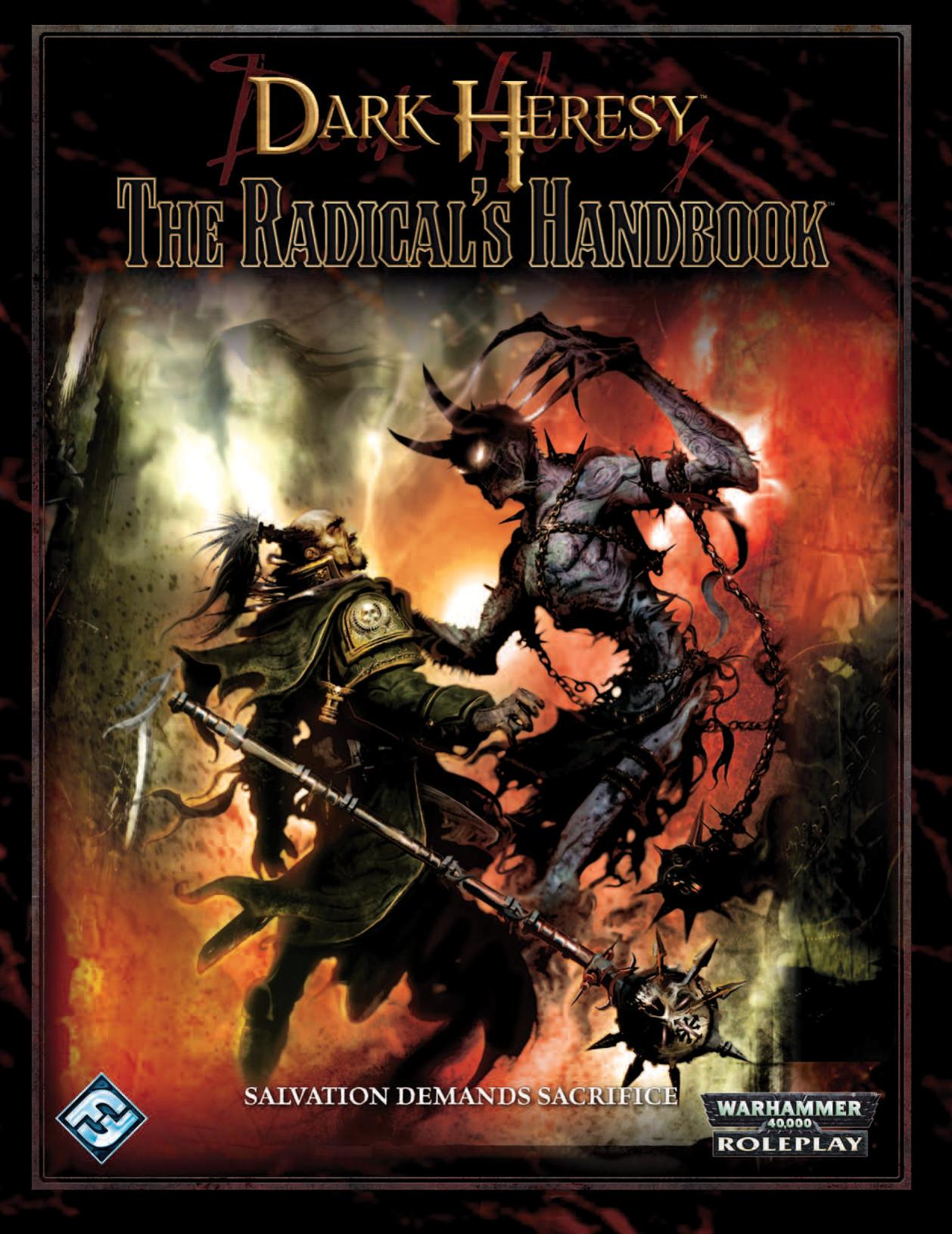 Dark Heresy - Radical's Handbook (Supplement) | 40k RPG